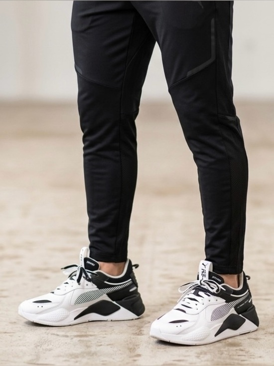 Puma Other - Puma Kids RS-X Split Black White Chunky Athletic Sneakers Size 4.5Y